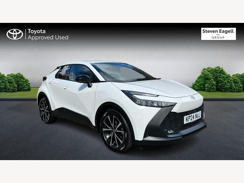 White Used 2024 Toyota C-HR Design SUV | £25,182 (Expensive) - Image 1/3