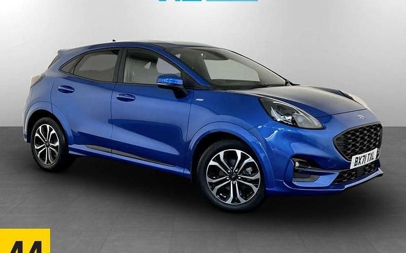 Blue Used 2021 Ford Puma ST-Line SUV | £14,595 (Good price) - Image 1/2