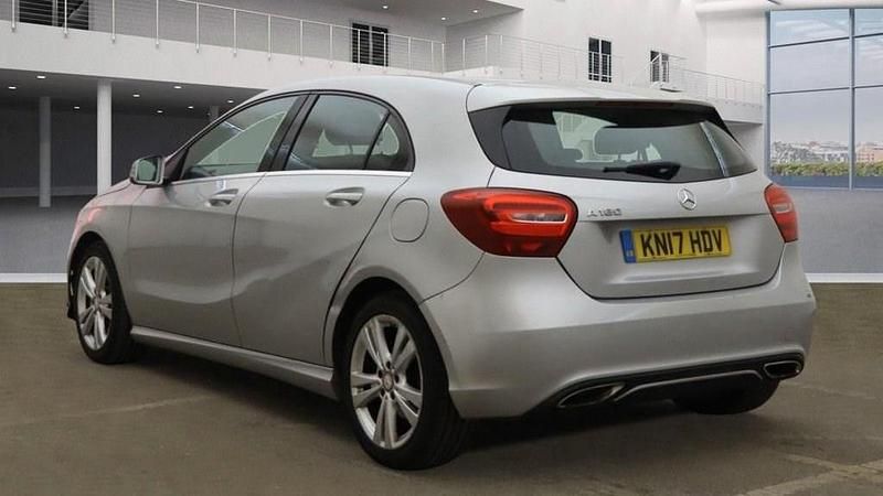 Used Mercedes A180 122 HP (89 kW) 2017 Silver Hatchback