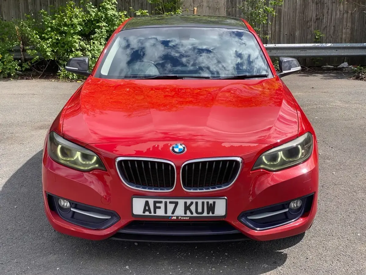 Used BMW 218 Sport Line 2017 Red Coupe