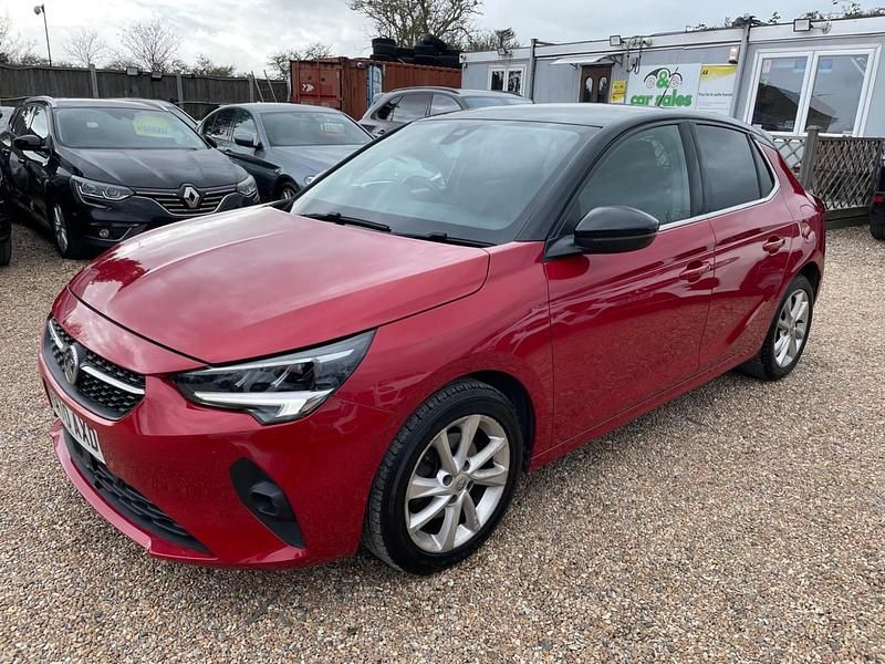 Used Vauxhall Corsa Elite 100 HP (73 kW) 2021 Red Hatchback