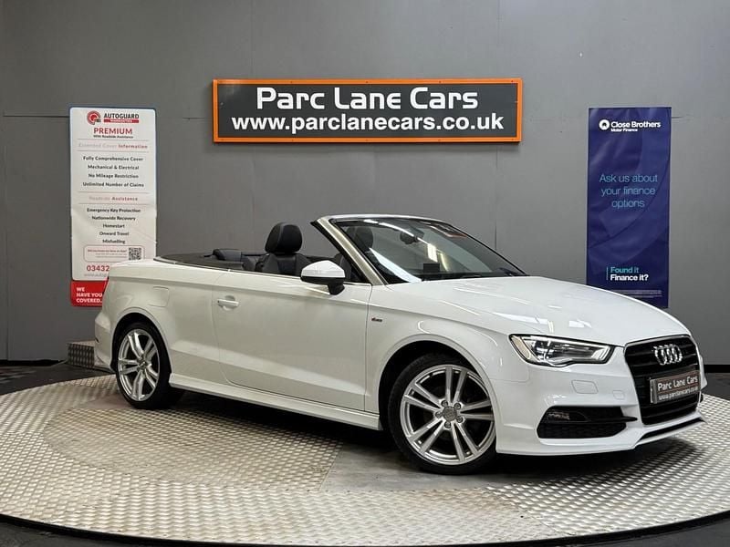 White Used 2014 Audi A3 Cabriolet S-Line Cabriolet | £11,999 (Fair price) - Image 1/4