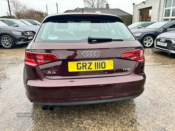 Usado Audi A3 2013 Rojo Utilitario