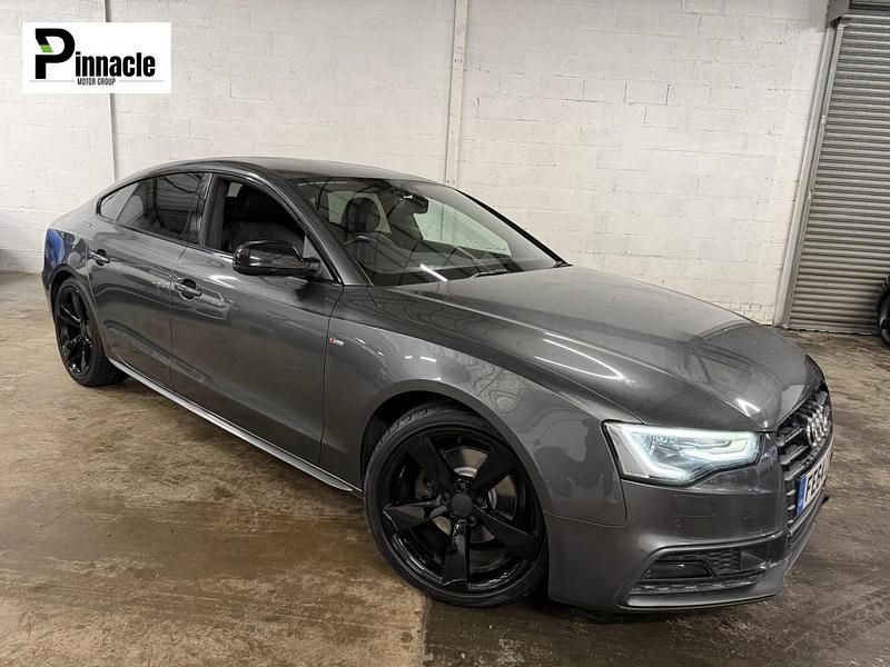 Grey Used 2014 Audi A5 Sportback Black Edition Hatchback | £8,795 (Fair price) - Image 1/4
