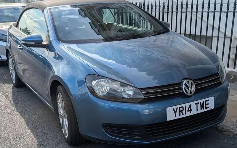 Blue Used 2014 VW Golf Cabriolet S Cabriolet | £7,099 (Fair price) - Image 1/1