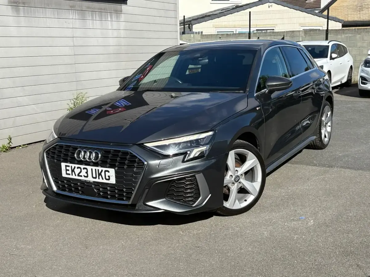 Used Audi A3 S-Line 110 HP (80 kW) 2023 Grey Sedan