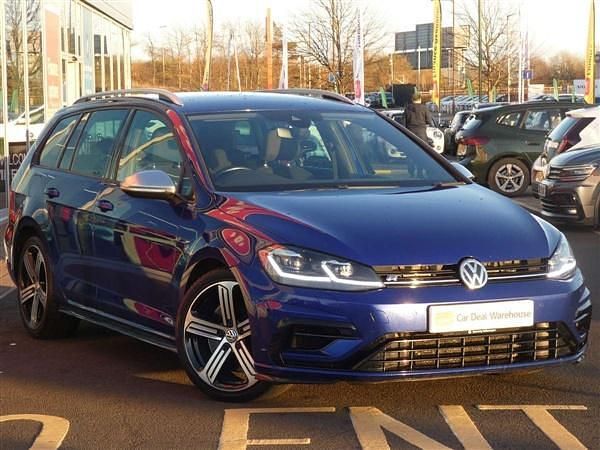 Blue Used 2020 VW Golf VII R Estate | £22,089 (Good price) - Image 1/4