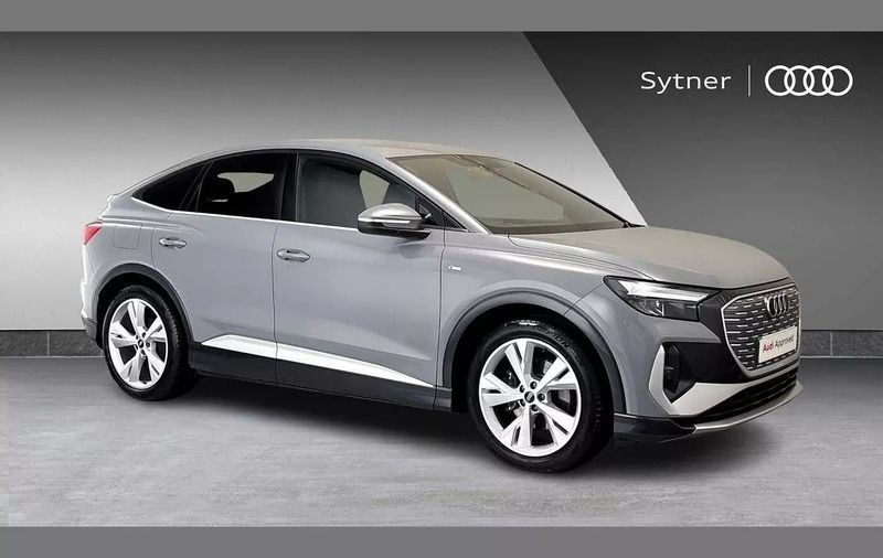 Grey Used 2023 Audi Q4 Sportback e-tron S-Line SUV | £27,500 - Image 1/4