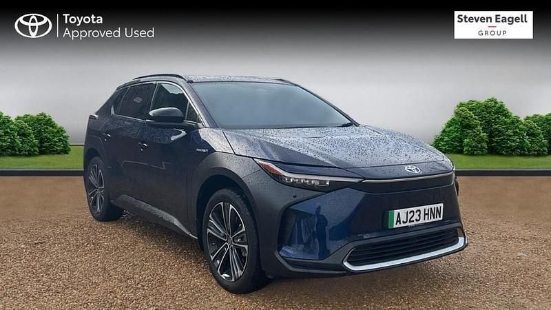 Blue Used 2023 Toyota bZ4X SUV | £31,355 (Fair price) - Image 1/4