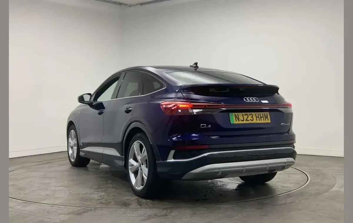Used Audi Q4 e-tron S-Line 150 kW (204 HP) 2023 Blue SUV