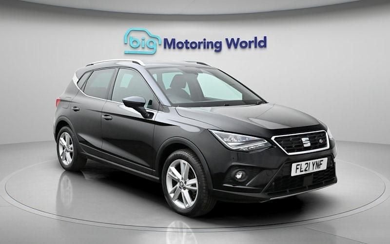 Used Seat Arona FR 110 HP (80 kW) 2021 Black SUV