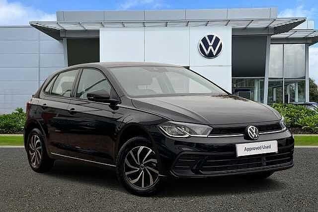 Black Used 2024 VW Polo Life Hatchback | £18,990 (Good price) - Image 1/4