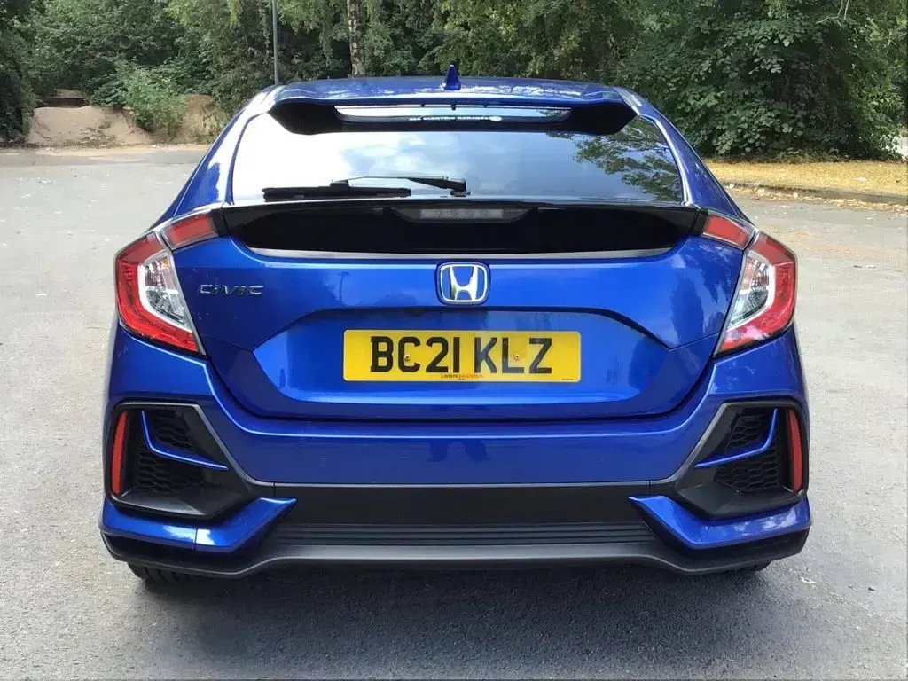 Used Honda Civic SR 126 HP (92 kW) 2021 Blue Hatchback
