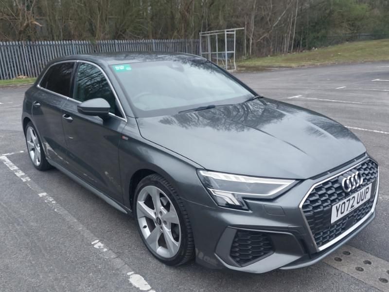 Used Audi A3 S-Line 110 HP (80 kW) 2023 Grey Sedan