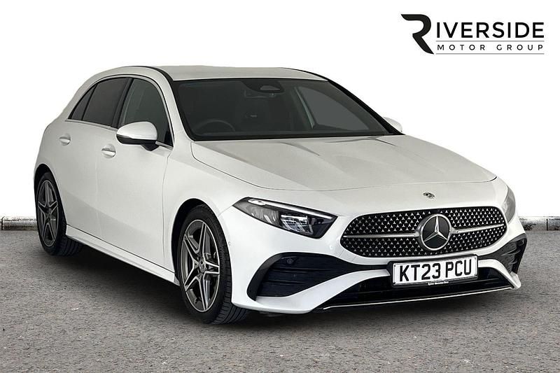 Polar white Used 2023 Mercedes A200 Executive Hatchback | £22,490 (Fair price) - Image 1/4