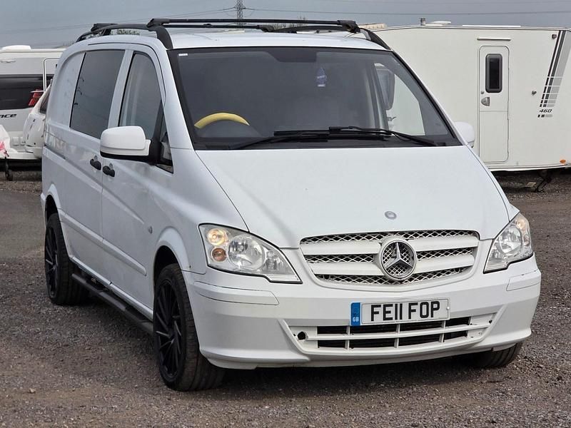 Begagnad Mercedes Vito 2011 Vit Van