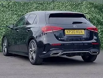 Used Mercedes A200 AMG line 150 HP (110 kW) 2020 Black Hatchback