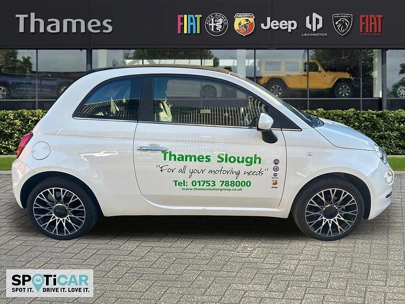 White Used 2025 Fiat 500C S Cabriolet | £15,995 (Expensive) - Image 1/3