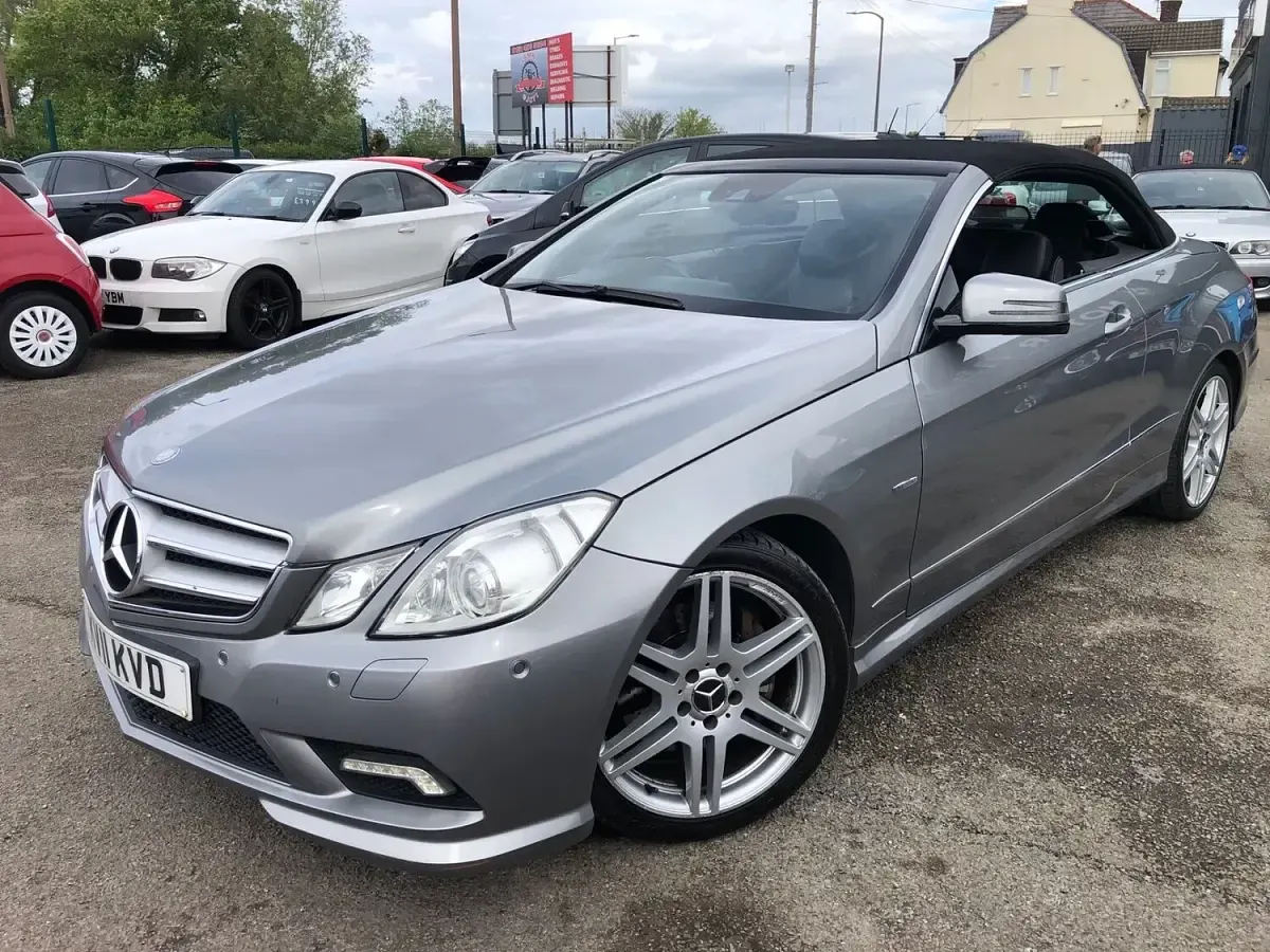 Used Mercedes E350 2011 Silver Cabriolet