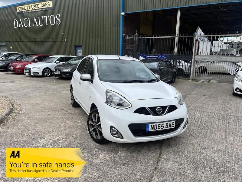 White Used 2015 Nissan Micra N-TEC Hatchback | £4,700 (Fair price) - Image 1/4