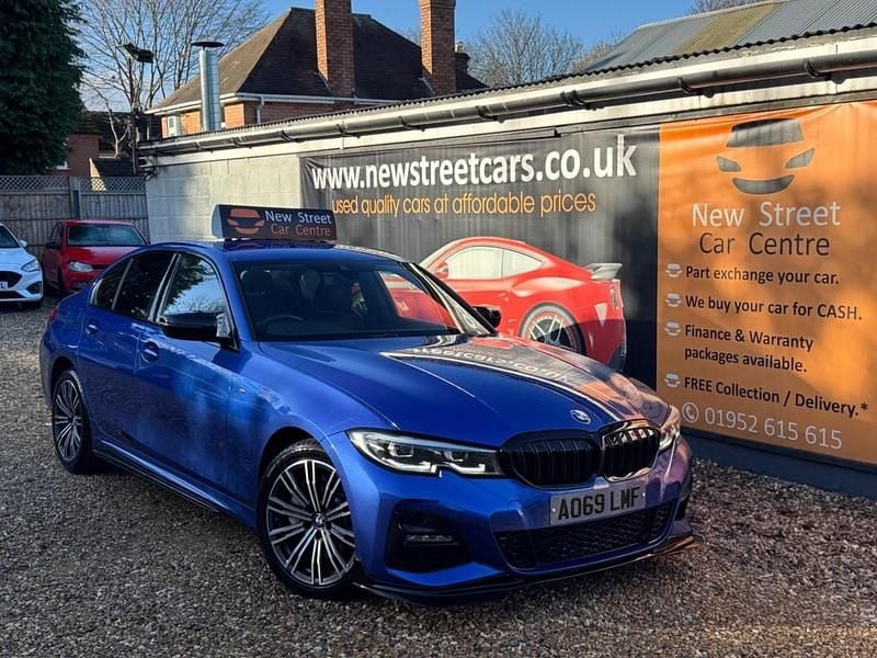 Blue Used 2019 BMW 330e M Sport Sedan | £17,484 (Fair price) - Image 1/3