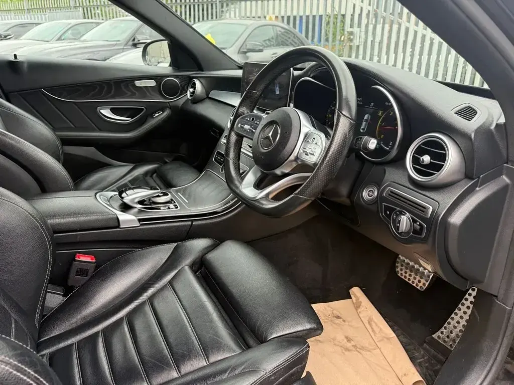 Used Mercedes C200 AMG line 2019 Black Sedan
