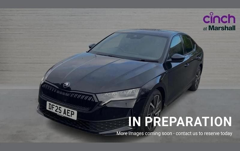 Used Skoda Octavia SportLine 147 HP (108 kW) 2025 Black Hatchback