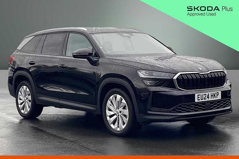 Black magic pearl effect Used 2024 Skoda Kodiaq SE L SUV | £30,456 (Good price) - Image 1/4