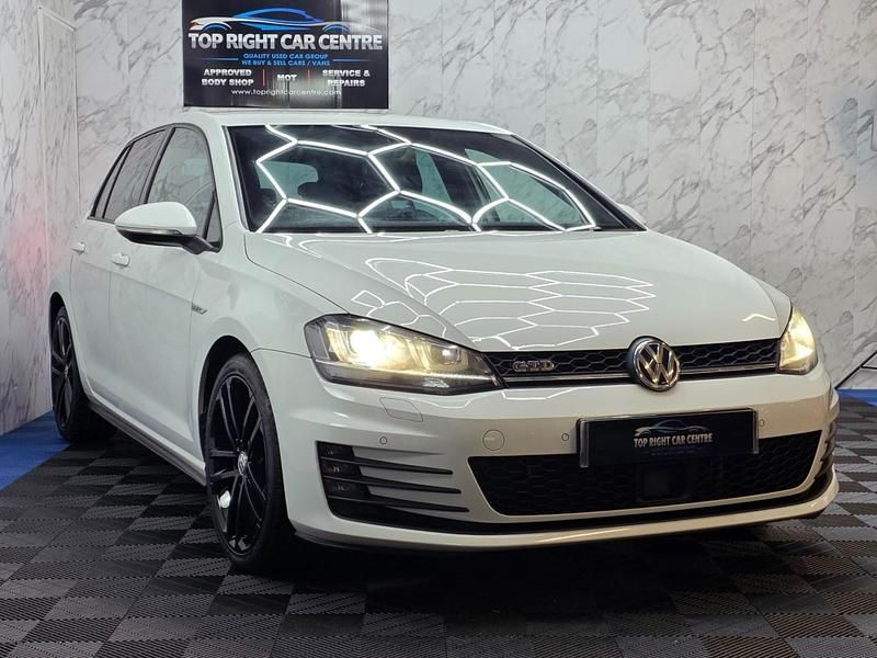 Used VW Golf VII GTD 184 HP (135 kW) 2016 White Hatchback
