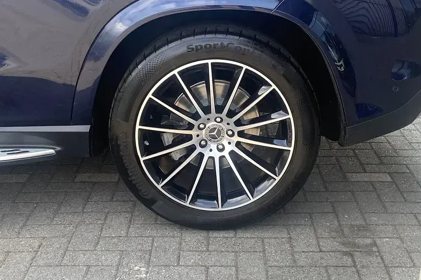Used Mercedes GLE400 AMG line 325 HP (239 kW) 2022 Blue SUV