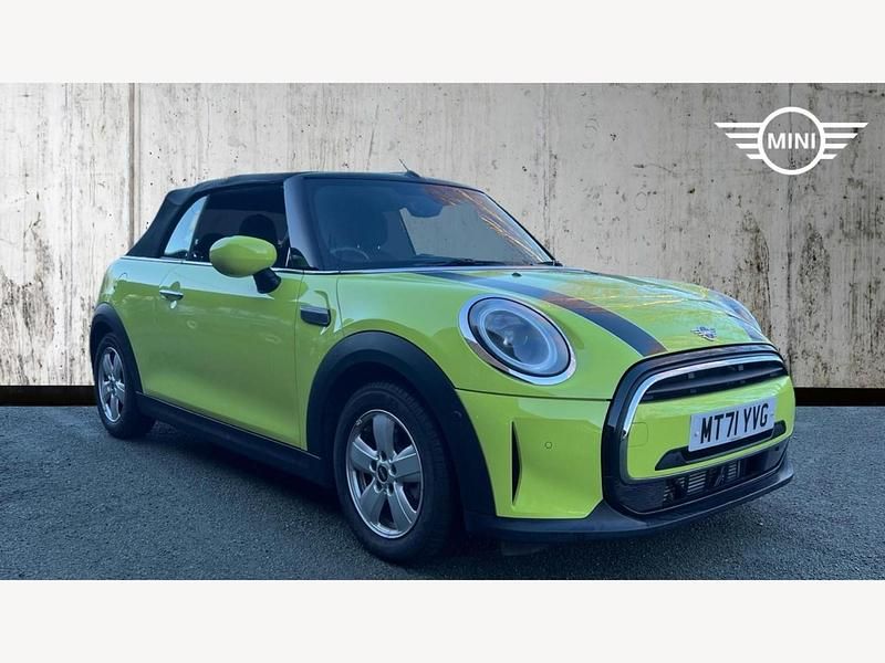 Yellow Used 2022 Mini Cooper Cabriolet Classic Cabriolet | £15,499 (Good price) - Image 1/3