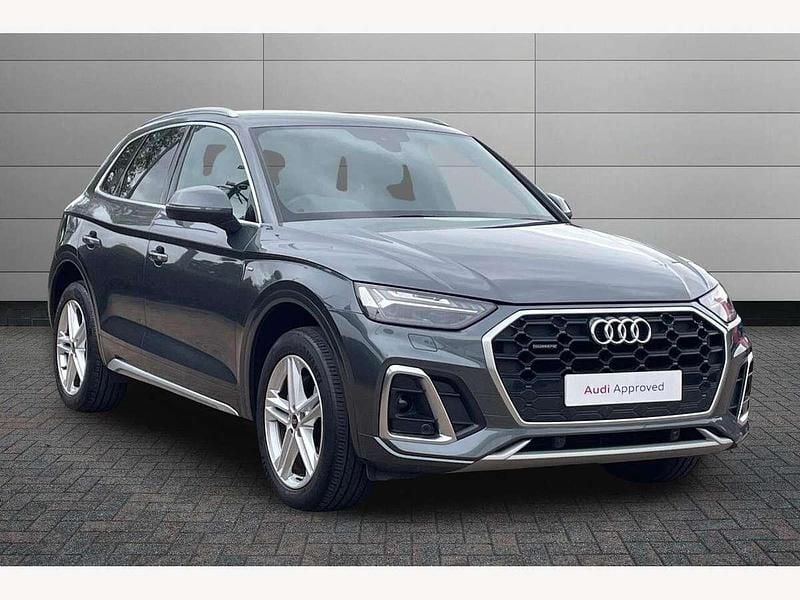 Daytona grey Used 2022 Audi Q5 S-Line SUV | £30,495 (Good price) - Image 1/4