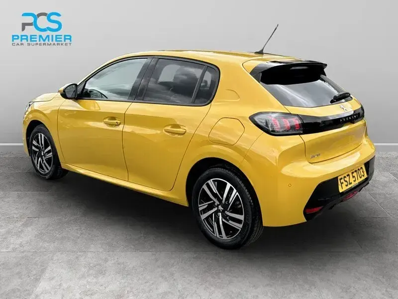 Used Peugeot 208 Allure Premium 2021 Yellow Hatchback