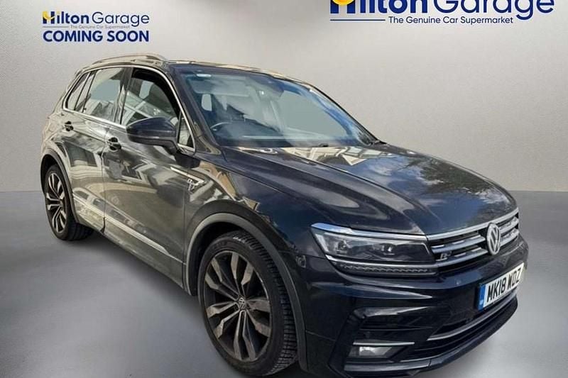 Used VW Tiguan R-line 150 HP (110 kW) 2018 Black SUV