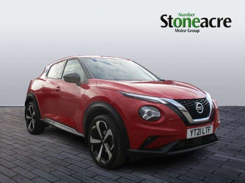 Red Used 2021 Nissan Juke Tekna SUV | £15,495 (Good price) - Image 1/4