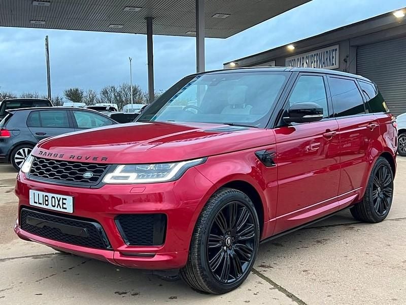 Red Used 2018 Land Rover Range Rover Sport HSE Dynamic SUV | £24,750 (Good price) - Image 1/4