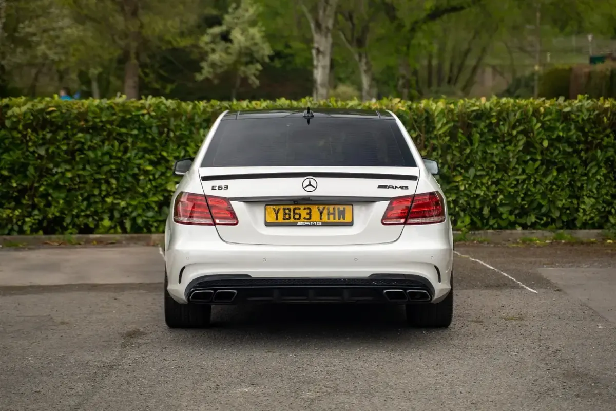 Used Mercedes E63 AMG 550 HP (404 kW) 2014 White Sedan