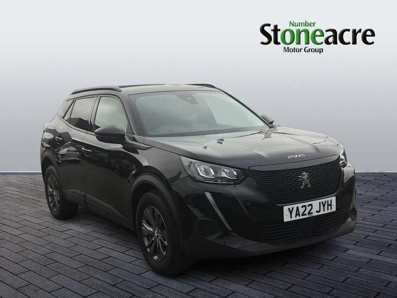 Black Used 2022 Peugeot 2008 Active+ SUV | £11,512 (Super price) - Image 1/4