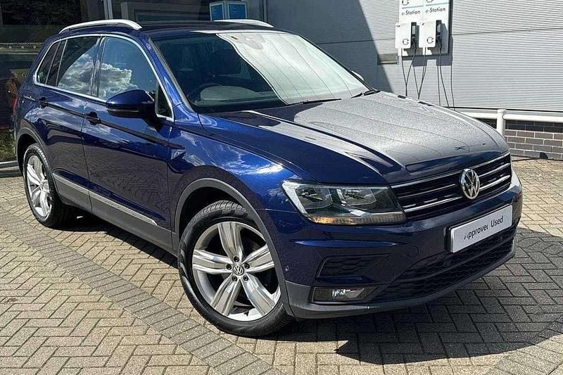 Blue Used 2020 VW Tiguan Match SUV | £15,489 (Good price) - Image 1/4