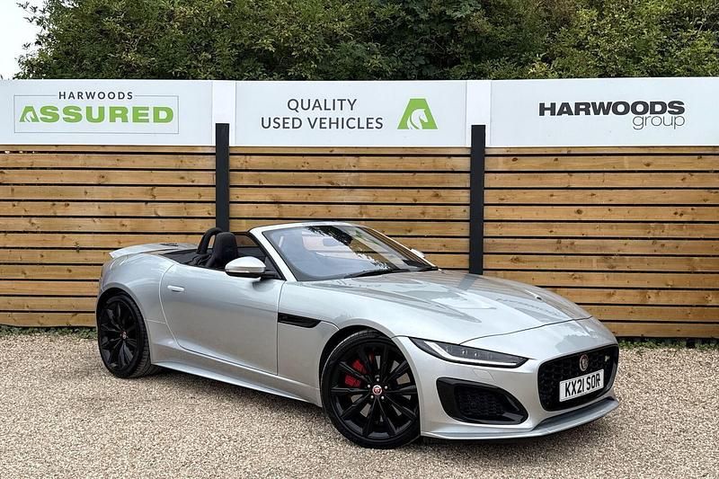 Silver Used 2021 Jaguar F-Type Supercharged Cabriolet | £46,990 (Good price) - Image 1/4