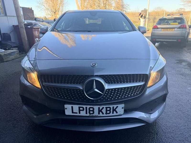 Used Mercedes A160 AMG line 102 HP (75 kW) 2018 Grey Hatchback