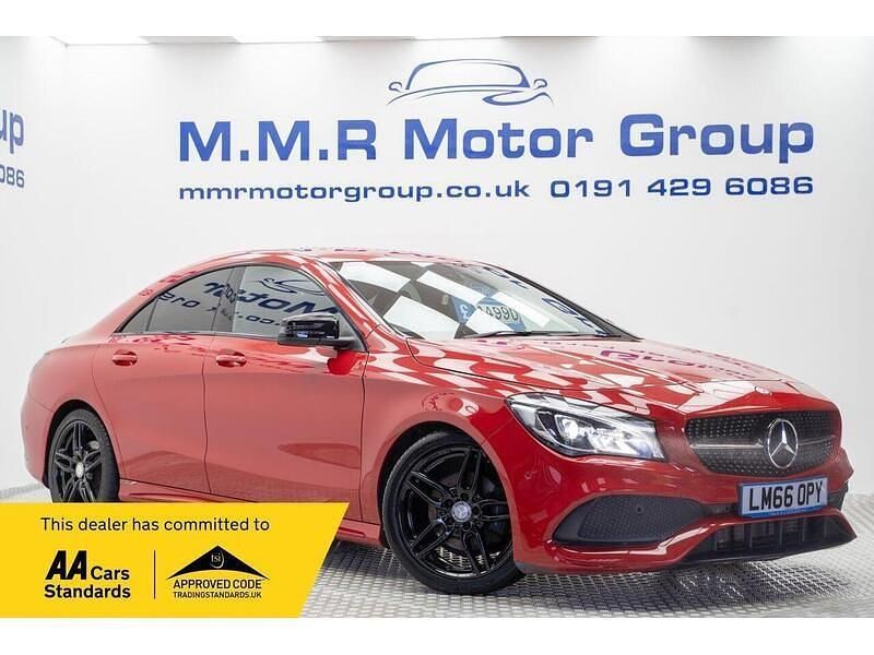 Red Used 2016 Mercedes CLA180 AMG line Sedan | £13,990 (Fair price) - Image 1/4