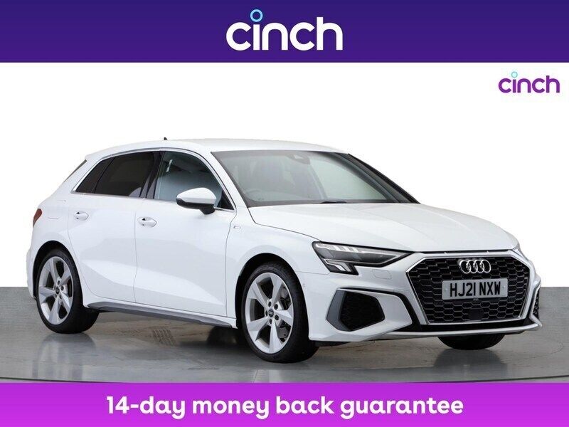 White Used 2021 Audi A3 S-Line Hatchback | £22,149 (Fair price) - Image 1/3