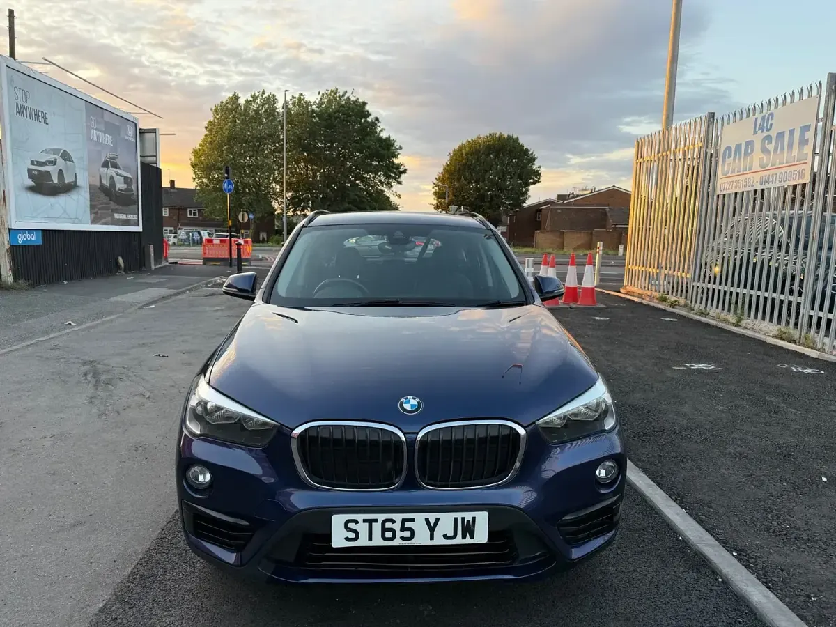 Used BMW X1 Sport Line 150 HP (110 kW) 2016 Blue SUV