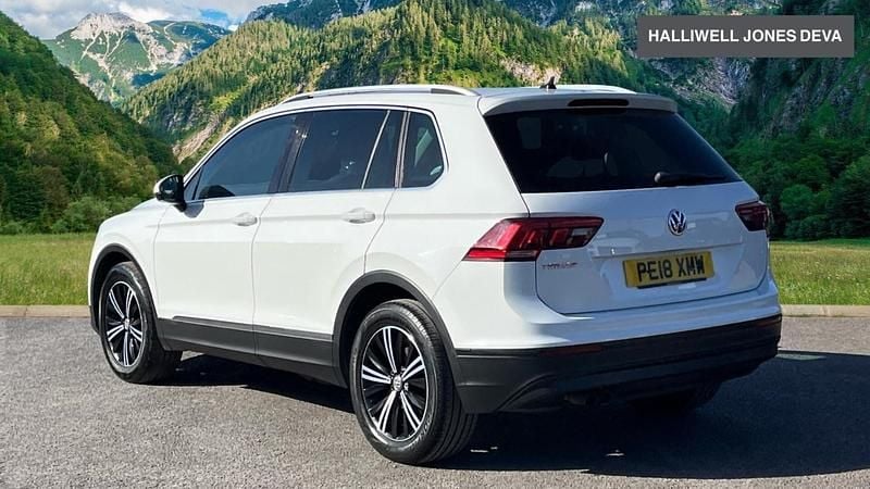 Used VW Tiguan SE 125 HP (91 kW) 2018 White SUV