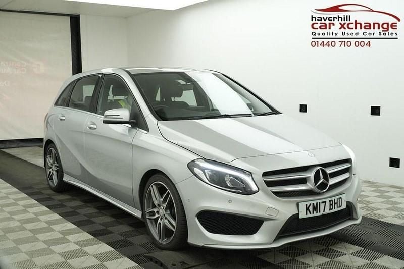 Used Mercedes B200 AMG line 136 HP (100 kW) 2017 Silver MPV