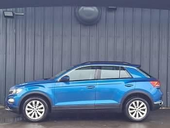 Used VW T-Roc SE 115 HP (84 kW) 2018 Blue SUV