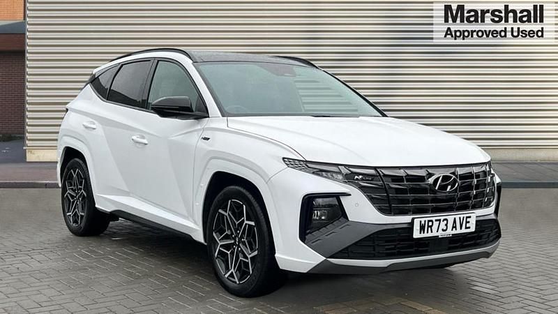 White Used 2023 Hyundai Tucson N Line SUV | £25,701 (Fair price) - Image 1/4