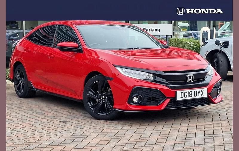 Used Honda Civic Sport 180 HP (132 kW) 2018 Red Hatchback