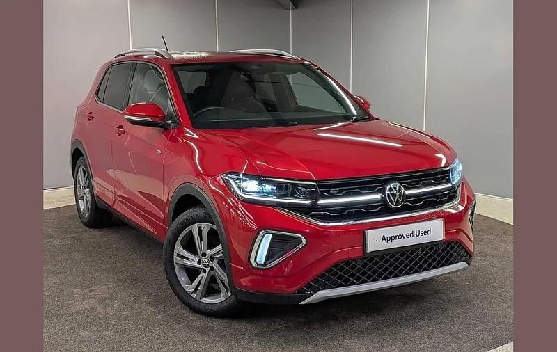 Red Used 2024 VW T-Cross R-line SUV | £24,965 (A bit pricey) - Image 1/4